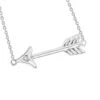 Luxurman Love Quotes Necklaces Sterling Silver Diamond Arrow Pendant -H'Hen Sale Store luxurman love quotes necklaces sterling silver diamond arrow pendant main