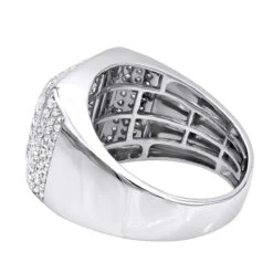 Luxurman Men's 10K White Gold Unique Diamond Wedding Band 1.5 Carat 11 Luxurman Men's 10K White Gold Unique Diamond Wedding Band 1.5 Carat -H'Hen Sale Store luxurman mens diamond rings 10k gold unique diamond wedding band 15 carat backwh