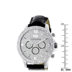 Luxurman Men's Diamond Watch 0.18 Ct -H'Hen Sale Store luxurman mens diamond watch 018 ct p 35212 ruler