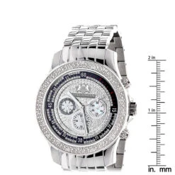 Luxurman Men's Paved Dial Diamond Bezel Watch 0.25ct 11 Luxurman Men's Paved Dial Diamond Bezel Watch 0.25ct -H'Hen Sale Store luxurman mens diamond watch 025ct p 44425 ruler