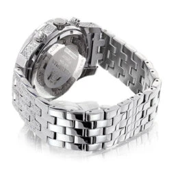 Luxurman Men's Genuine Diamond Watch 1.25ct -H'Hen Sale Store luxurman mens watches genuine diamond watch 125ct p 9301back