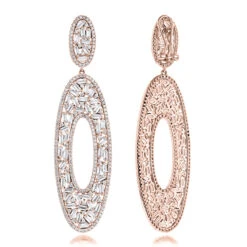 LUXURMAN Oval Designer Diamond Drop Earrings For Women 14K White Gold 9ct 10 LUXURMAN Oval Designer Diamond Drop Earrings For Women 14K White Gold 9ct -H'Hen Sale Store luxurman oval designer diamond drop earrings in 14k gold 7ct ro