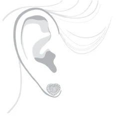 Luxurman Platinum Diamond Heart Earrings Studs 0.5ctw 8 Luxurman Platinum Diamond Heart Earrings Studs 0.5ctw -H'Hen Sale Store luxurman platinum diamond heart earrings studs 05ctw bod