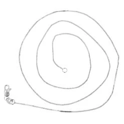 LUXURMAN Solid 10K Yellow Gold Box Chain For Women 0.8mm Wide -H'Hen Sale Store luxurman solid 10k gold box chain for women 08mm wide backwh