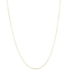 LUXURMAN Solid 10K Yellow Gold Box Chain For Women Adjustable 0.9mm -H'Hen Sale Store luxurman solid 10k gold box chain for women adjustable 09mm boxye