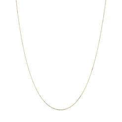 LUXURMAN Solid 10K White Gold Cable Chain For Women Adjustable 0.9mm -H'Hen Sale Store luxurman solid 10k gold cable chain for women adjustable 09mm boxye