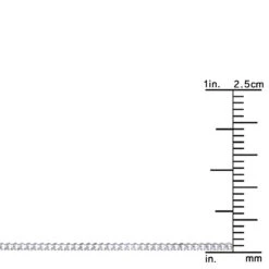 LUXURMAN Solid 10K White Gold Curb Chain For Men & Women Gourmette 1.5mm 18 LUXURMAN Solid 10K White Gold Curb Chain For Men & Women Gourmette 1.5mm -H'Hen Sale Store luxurman solid 10k gold curb chain for men women gourmette 15mm rulerwh