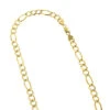 LUXURMAN Solid 10K Yellow Gold Figaro Chain For Men 8.5mm Wide 2 LUXURMAN Solid 10K Yellow Gold Figaro Chain For Men 8.5mm Wide -H'Hen Sale Store luxurman solid 10k gold figaro chain for men 85mm wide ye