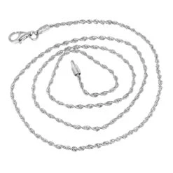 LUXURMAN Solid 10K Yellow Gold Rope Chain For Men & Women Diamond Cut 1.5mm -H'Hen Sale Store luxurman solid 10k gold rope chain for men women diamond cut 15mm backwh