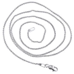 LUXURMAN Solid 10K Yellow Gold Wheat Chain For Women 1mm Wide 14 LUXURMAN Solid 10K Yellow Gold Wheat Chain For Women 1mm Wide -H'Hen Sale Store luxurman solid 10k gold wheat chain for women 1mm wide backwh