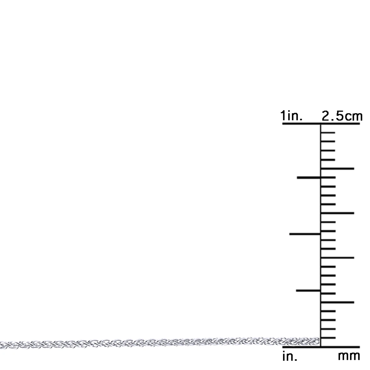 LUXURMAN Solid 10K Yellow Gold Wheat Chain For Women 1mm Wide 9 LUXURMAN Solid 10K Yellow Gold Wheat Chain For Women 1mm Wide - Image 7