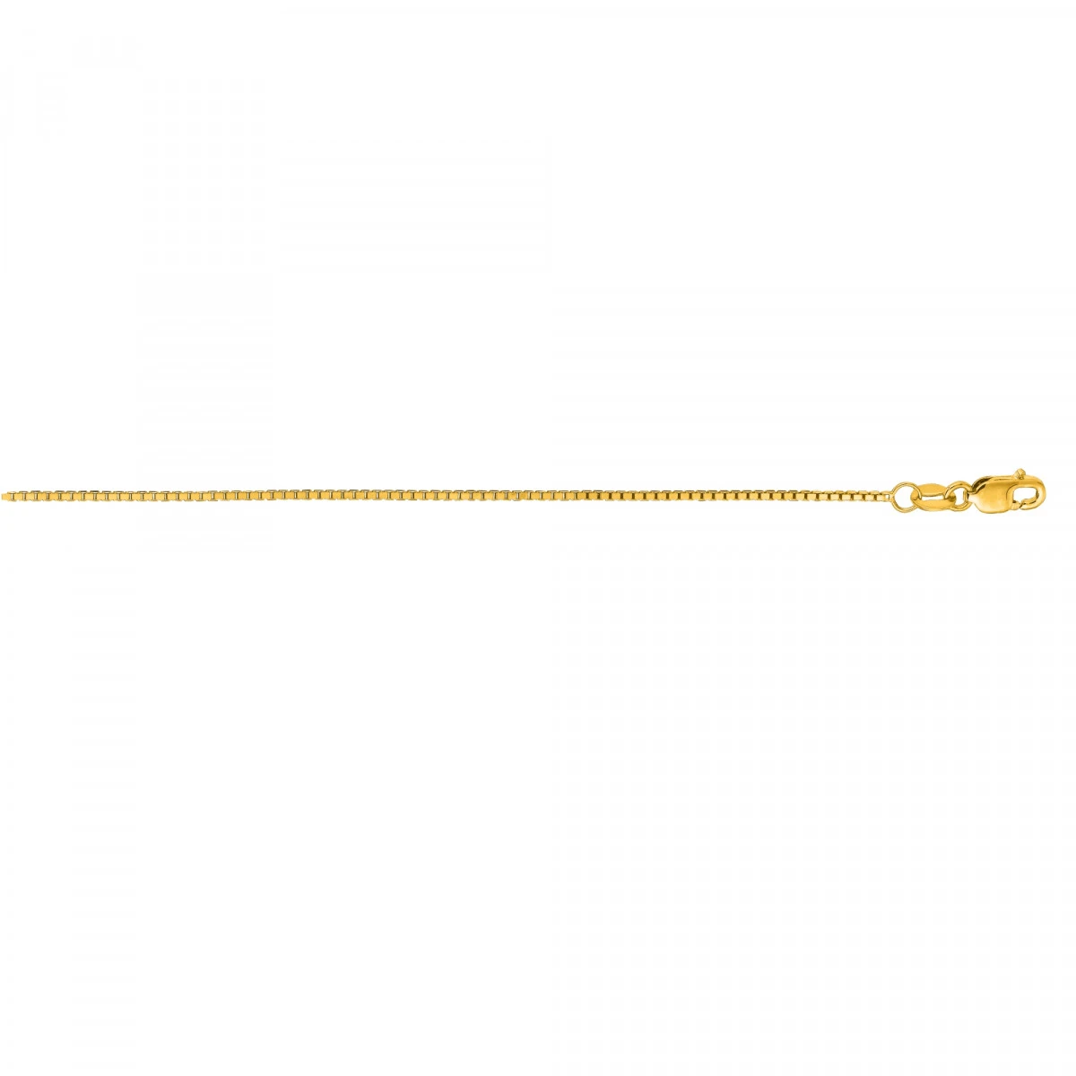 LUXURMAN Solid 14K Yellow Gold Box Chain For Men & Women Octagonal 1mm Wide 3 LUXURMAN Solid 14K Yellow Gold Box Chain For Men & Women Octagonal 1mm Wide