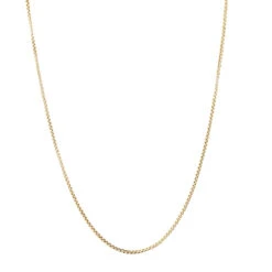 LUXURMAN Solid 14K Yellow Gold Box Chain For Men & Women Round 2.8mm Wide -H'Hen Sale Store luxurman solid 14k gold box chain for men women round 28mm wide boxye