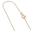 Solid 14K Rose Gold Box Chain For Women 0.6mm Wide By LUXURMAN