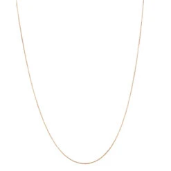 LUXURMAN Solid 14K Yellow Gold Box Chain For Women Adjustable 0.9mm -H'Hen Sale Store luxurman solid 14k gold box chain for women adjustable 09mm boxro