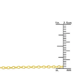 LUXURMAN Solid 14K White Gold Cable Chain For Men & Women 1.8mm Wide -H'Hen Sale Store luxurman solid 14k gold cable chain for men women 18mm wide rulerye