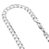 LUXURMAN Solid 14K White Gold Curb Chain For Men & Women Comfort 2.6mm Wide -H'Hen Sale Store luxurman solid 14k gold curb chain for men women comfort 26mm wide wh