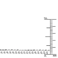 LUXURMAN Solid 14K White Gold Curb Chain For Men & Women Comfort 3.5mm Wide -H'Hen Sale Store luxurman solid 14k gold curb chain for men women comfort 35mm wide rulerwh