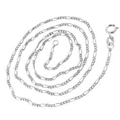 LUXURMAN Solid 14K Yellow Gold Figaro Chain For Men & Women 1.9mm Wide -H'Hen Sale Store luxurman solid 14k gold figaro chain for men women 19mm wide backwh