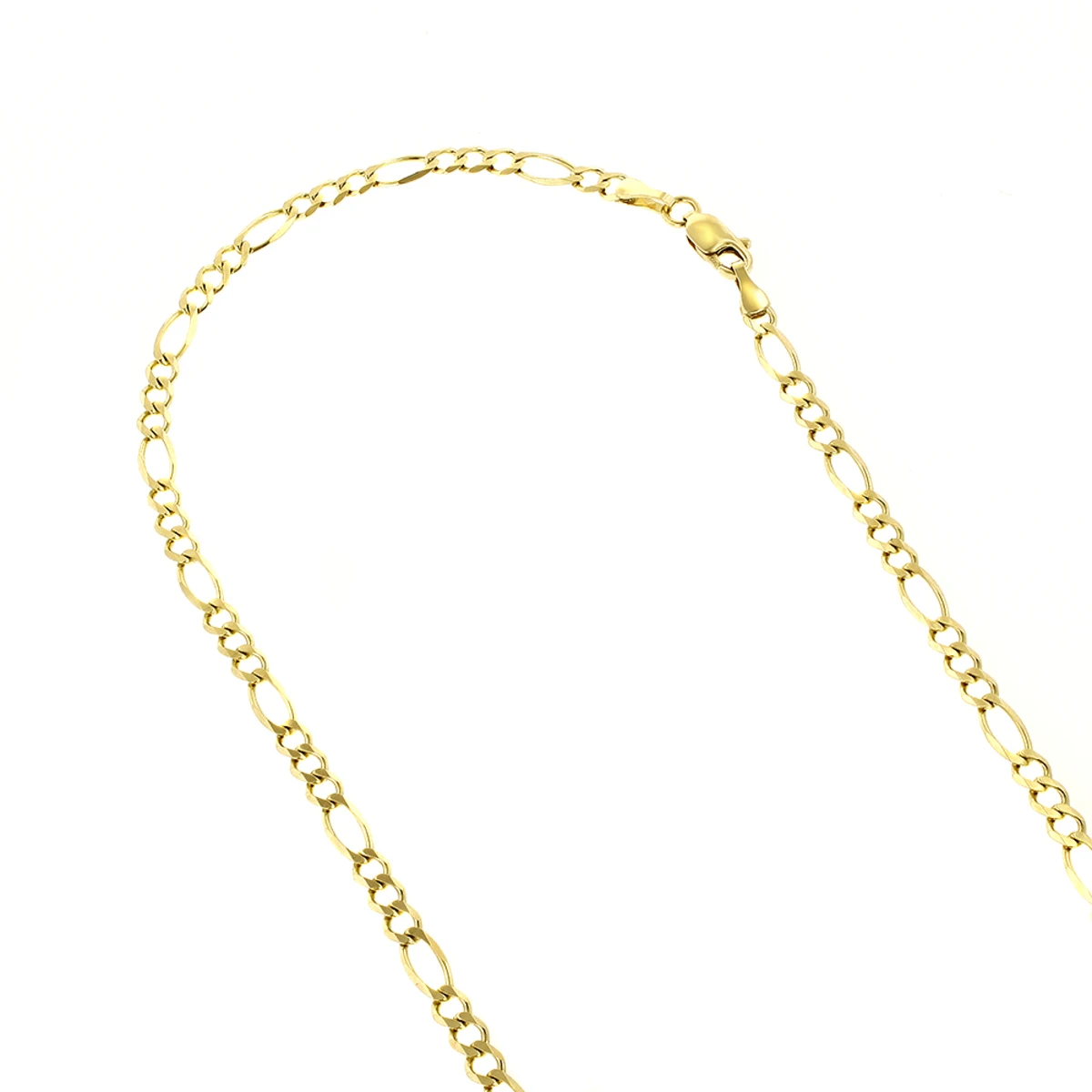 LUXURMAN Solid 14K Yellow Gold Figaro Chain For Men & Women 2.8mm Wide 3 LUXURMAN Solid 14K Yellow Gold Figaro Chain For Men & Women 2.8mm Wide