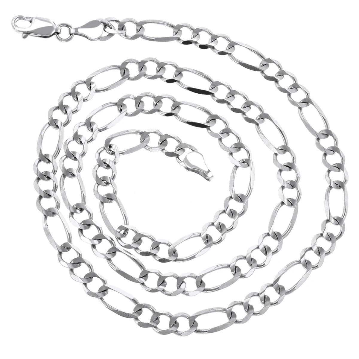 LUXURMAN Solid 14K Yellow Gold Figaro Chain For Men & Women 4mm Wide 5 LUXURMAN Solid 14K Yellow Gold Figaro Chain For Men & Women 4mm Wide - Image 3