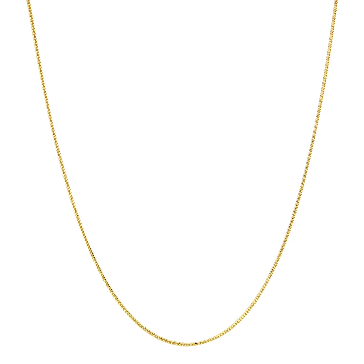 LUXURMAN Solid 14K White Gold Franco Chain For Men & Women 1.2mm Wide 8 LUXURMAN Solid 14K White Gold Franco Chain For Men & Women 1.2mm Wide - Image 6