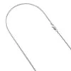 LUXURMAN Solid 14K White Gold Franco Chain For Men & Women 1.8mm Wide