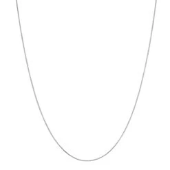 LUXURMAN Solid 14K White Gold Franco Chain For Women 0.9mm Wide 16 LUXURMAN Solid 14K White Gold Franco Chain For Women 0.9mm Wide -H'Hen Sale Store luxurman solid 14k gold franco chain for women 09mm wide boxwh