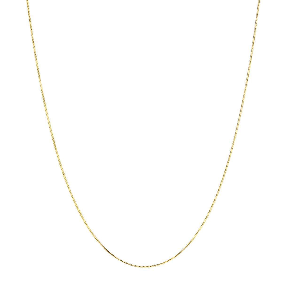 LUXURMAN Solid 14K White Gold Franco Chain For Women 0.9mm Wide 8 LUXURMAN Solid 14K White Gold Franco Chain For Women 0.9mm Wide - Image 6