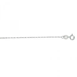 LUXURMAN Solid 14K White Gold Lumina Chain For Women 0.8mm Wide -H'Hen Sale Store luxurman solid 14k gold lumina chain for women 08mm wide wh