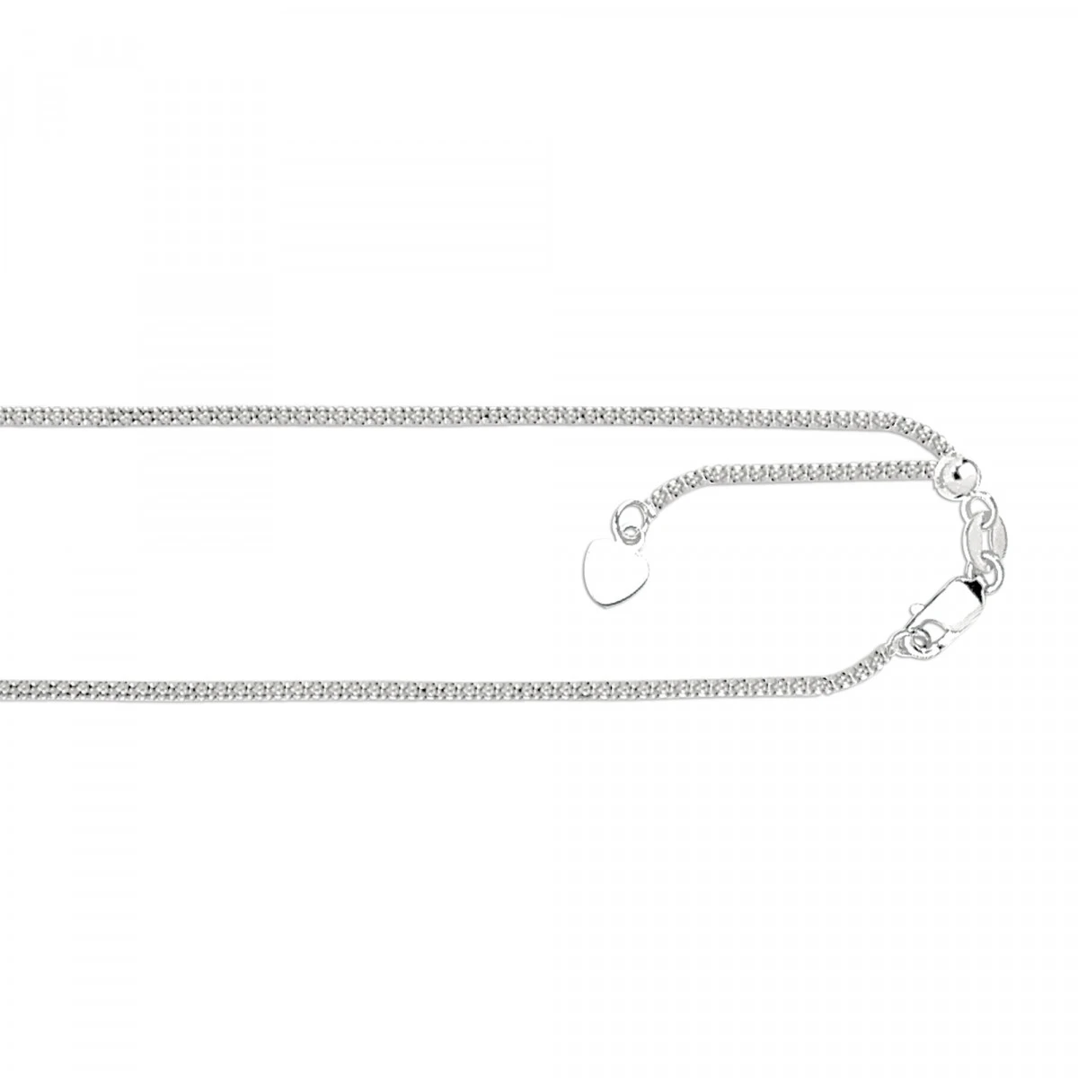 LUXURMAN Solid 14K Yellow Gold Popcorn Chain For Men & Women Adjustable 1.3mm 4 LUXURMAN Solid 14K Yellow Gold Popcorn Chain For Men & Women Adjustable 1.3mm - Image 2