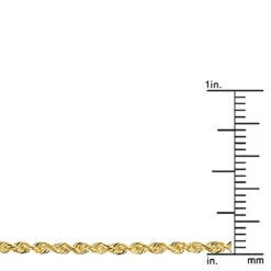 LUXURMAN Solid 14K Yellow Gold Rope Chain For Men & Women 2mm Wide 11 LUXURMAN Solid 14K Yellow Gold Rope Chain For Men & Women 2mm Wide -H'Hen Sale Store luxurman solid 14k gold rope chain for men women 2mm wide rulerye