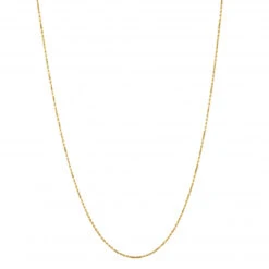 LUXURMAN Solid 14K Yellow Gold Rope Chain For Men & Women 3mm Wide -H'Hen Sale Store luxurman solid 14k gold rope chain for men women 3mm wide boxye