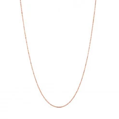 LUXURMAN Solid 14K Rose Gold Rope Chain For Men & Women Diamond Cut 1.5mm -H'Hen Sale Store luxurman solid 14k gold rope chain for men women diamond cut 15mm boxro