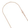 LUXURMAN Solid 14K Rose Gold Rope Chain For Men & Women Diamond Cut 1.5mm