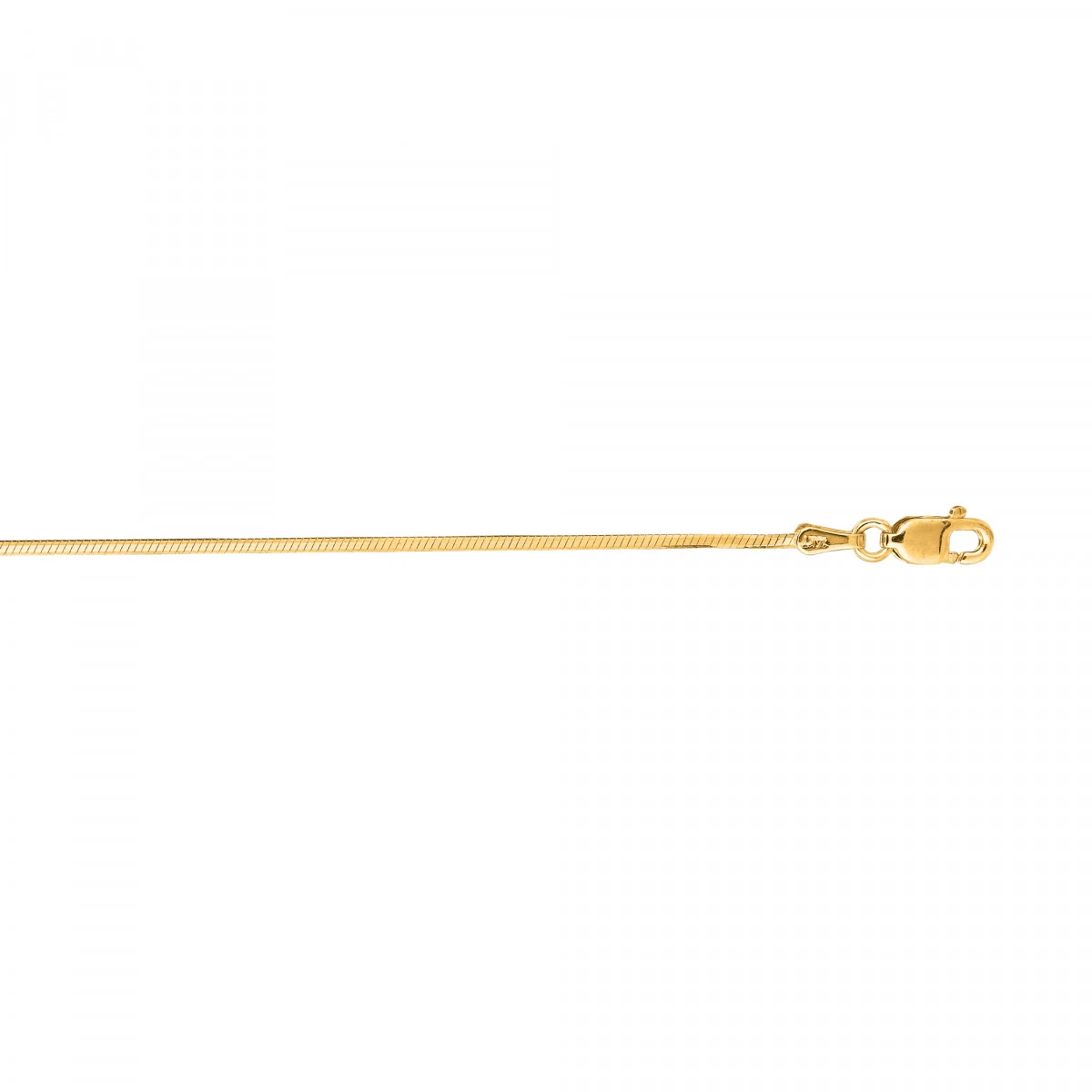 LUXURMAN Solid 14K Yellow Gold Snake Chain For Men & Women Octagon 1mm Wide 3 LUXURMAN Solid 14K Yellow Gold Snake Chain For Men & Women Octagon 1mm Wide