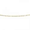 LUXURMAN Solid 14K Yellow Gold Valentino Chain For Women 2.1mm Wide