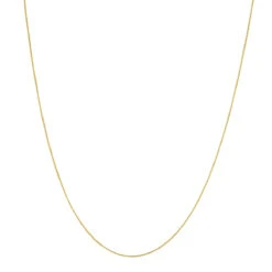 LUXURMAN Solid 14K Yellow Gold Wheat Chain For Men & Women 1mm Wide -H'Hen Sale Store luxurman solid 14k gold wheat chain for men women 1mm wide boxye