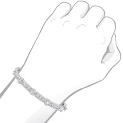Luxurman Unique Stackable Diamond Bangle Bracelet For Women 14K White Gold 2ct -H'Hen Sale Store luxurman unique stackable diamond bangle bracelet for women in 14k gold 2ct bodwh