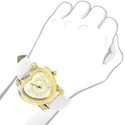 Luxurman Ladies Diamond Heart Watch 0.30ct Yellow Gold Plated 9 Luxurman Ladies Diamond Heart Watch 0.30ct Yellow Gold Plated -H'Hen Sale Store luxurman watches ladies diamond heart watch 030ct yellow gold plated p 46683bod