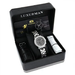 Luxurman Ladies Diamond Watch 2ct 9 Luxurman Ladies Diamond Watch 2ct -H'Hen Sale Store luxurman watches ladies diamond watch 2ct p 50185box