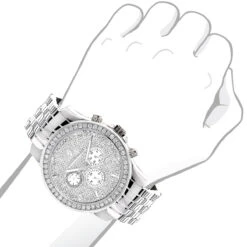 Luxurman Men's Diamond Watch 3ct -H'Hen Sale Store luxurman watches mens diamond watch 3ct p 35271bod
