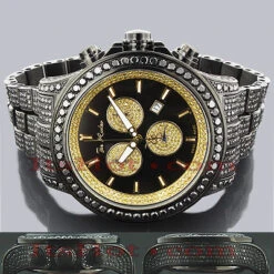 Men's Black Diamonds Watch 26.7ct Joe Rodeo Master Pilot 14 Men's Black Diamonds Watch 26.7ct Joe Rodeo Master Pilot -H'Hen Sale Store mens black diamonds watch 267ct joe rodeo master pilot p 22689 6010