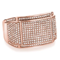 Men's Diamond Band 10K White Gold Wedding Ring 0.8 Carat -H'Hen Sale Store mens diamond band 10k gold wedding ring 1 carat ro