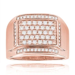 Men's Diamond Band 14K White Gold Wedding Ring 1ct By Luxurman -H'Hen Sale Store mens diamond band 14k gold wedding ring 095ct by luxurman ro