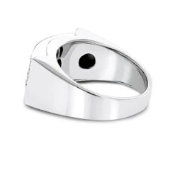 Men's Diamond 14K White Gold Ring By Luxurman 0.8ct Wedding Band 11 Men's Diamond 14K White Gold Ring By Luxurman 0.8ct Wedding Band -H'Hen Sale Store mens diamond gold ring by luxurman 08ct 14k wedding band backwh