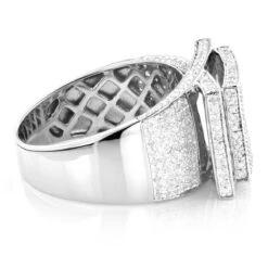 Men's Diamond Ring Sterling Silver 1.70ct 6 Men's Diamond Ring Sterling Silver 1.70ct -H'Hen Sale Store mens diamond ring sterling silver 170ct p 43096back