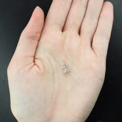 Men's Diamond Stud Earring 0.07ct 14K White Gold 6 Men's Diamond Stud Earring 0.07ct 14K White Gold -H'Hen Sale Store mens diamond stud earring 007ct 14k gold p 46806back