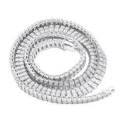 Men's Diamond Tennis Chain 10K Yellow Gold Affordable 2 Row Necklace 1ct 26 Men's Diamond Tennis Chain 10K Yellow Gold Affordable 2 Row Necklace 1ct -H'Hen Sale Store mens diamond tennis chain in real 10k gold affordable 2 row necklace 1ct 407129 back white 1672715764
