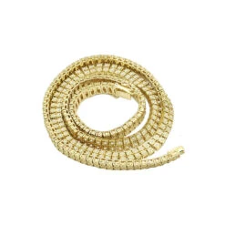 Men's Diamond Tennis Chain 10K Yellow Gold Affordable 2 Row Necklace 1ct 21 Men's Diamond Tennis Chain 10K Yellow Gold Affordable 2 Row Necklace 1ct -H'Hen Sale Store mens diamond tennis chain in real 10k gold affordable 2 row necklace 1ct 407129 back yellow